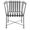 Officina Ciani Outdoor Armchairs<Molle Armchair Gray in Stainless Steel