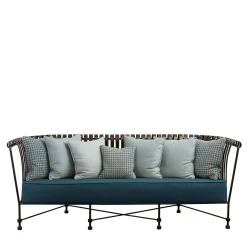Officina Ciani Outdoor Sofas & Benches<Molle Outdoor Sofa in Stainless Steel