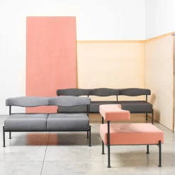 Sitia Benches<Momo 3 Seater Grey Sofa