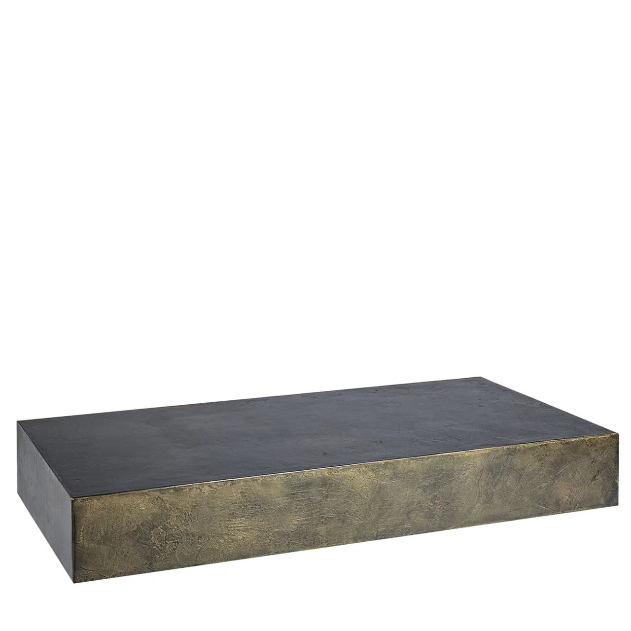 Disain 1971 Coffee Tables<Monolite Medium Rectangular Coffee Table In Bronze Spatulated Resin