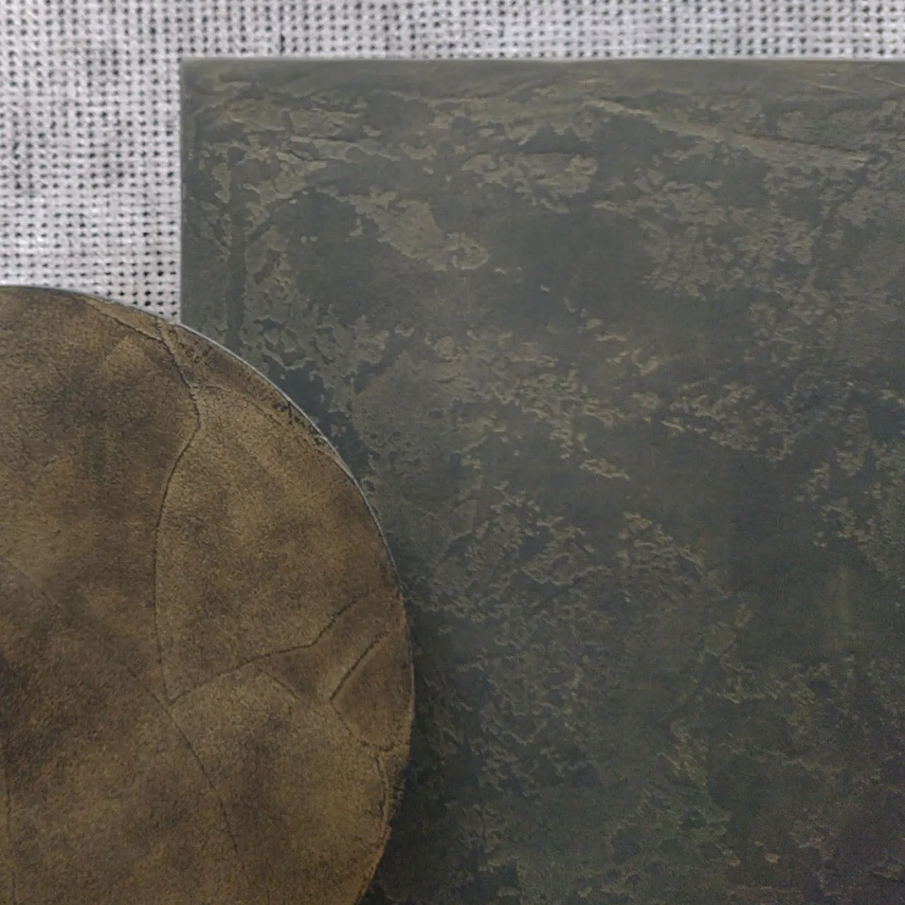 Disain 1971 Coffee Tables<Monolite Medium Rectangular Coffee Table In Bronze Spatulated Resin
