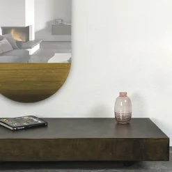 Disain 1971 Coffee Tables<Monolite Medium Rectangular Coffee Table In Bronze Spatulated Resin