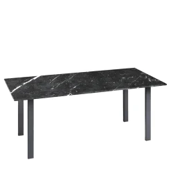 La Sartoria del Marmo by Lombardi Marmi Dining Tables<Montecristo Black Marquinia Dining Table