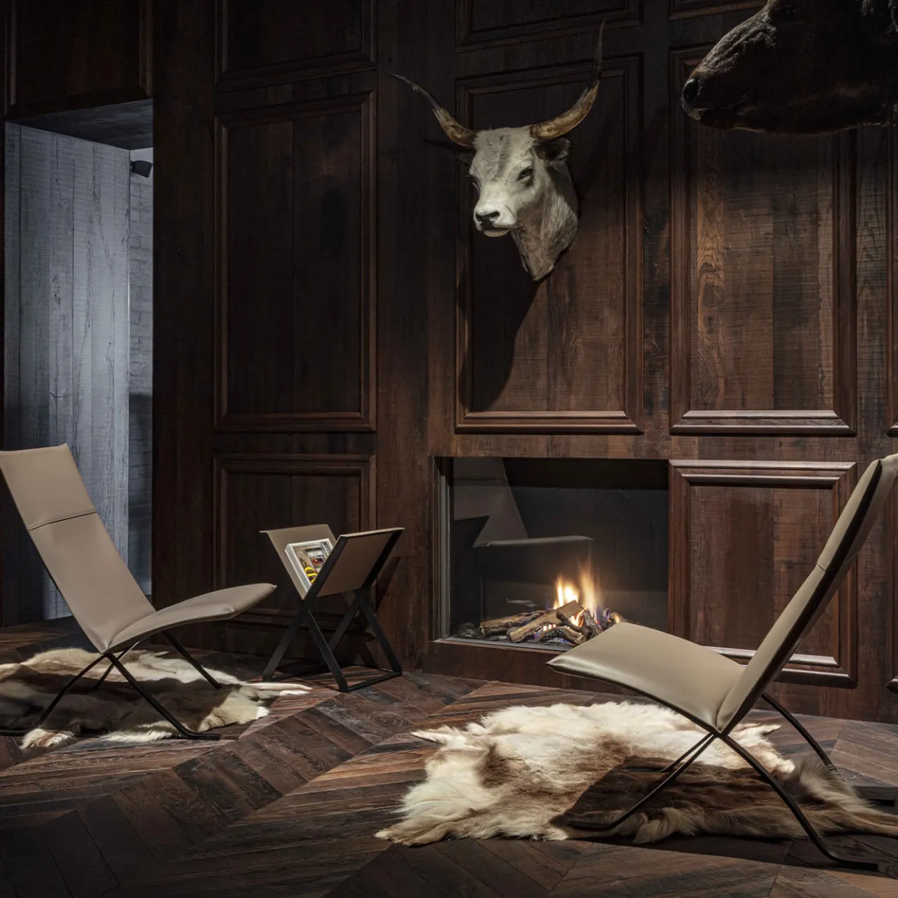 Enrico Pellizzoni Lounge Chairs<Mood Taupe Leather Lounge Chair