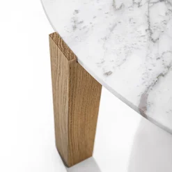 Durame Coffee Tables<Moon 1 Round White Marble Coffee Table