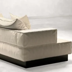 Giopagani Sofas<Moonage Daydream White Dedar Grand Natte' Fabric Modular Sofa