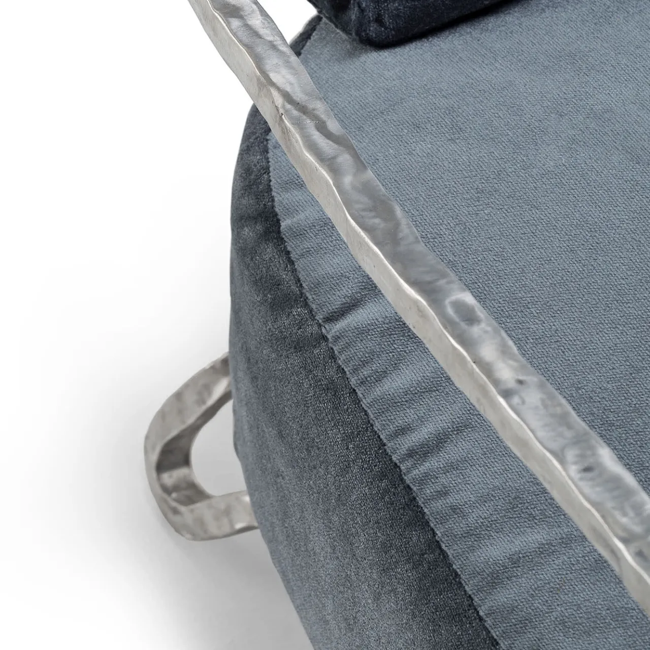 Exteta Outdoor Armchairs<Moonlight Blue and Silver Low Armchair