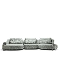 Exteta Outdoor Sofas & Benches<Moonlight Sofa Composition + Moonlight Coffee Table