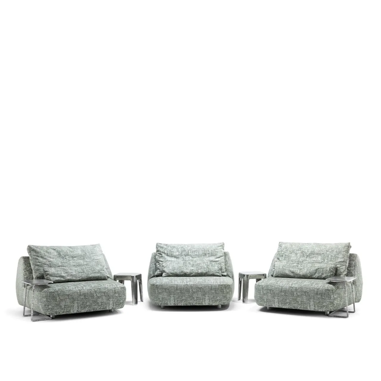 Exteta Outdoor Sofas & Benches<Moonlight Sofa Composition + Moonlight Coffee Table
