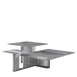 Giorgio Collection Nesting Tables<Moonlight Triple Cocktail Table