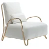 Exteta Outdoor Armchairs<Moonlight White and Gold High Armchair