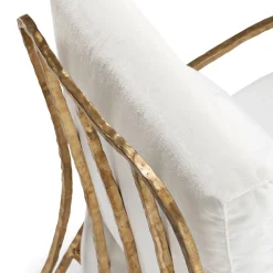 Exteta Outdoor Armchairs<Moonlight White and Gold High Armchair