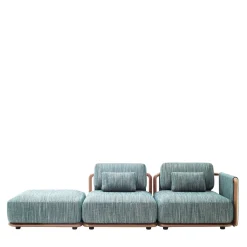 Giorgetti Outdoor Sofas & Benches<Moorea Key West Modular Blue Outdoor Sofa #2