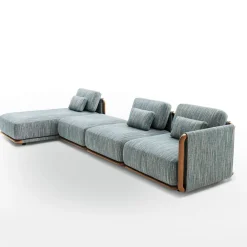 Giorgetti Outdoor Sofas & Benches<Moorea Key West Modular Blue Outdoor Sofa #1