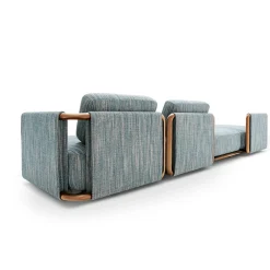 Giorgetti Outdoor Sofas & Benches<Moorea Key West Modular Blue Outdoor Sofa #1