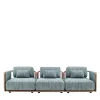 Giorgetti Outdoor Sofas & Benches<Moorea Key West Modular Blue Outdoor Sofa #3