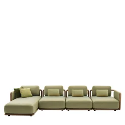 Giorgetti Outdoor Sofas & Benches<Moorea Magnetic Modular Citron Outdoor Sofa