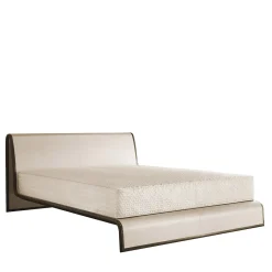 Armani Casa Beds<Morfeo Bed Technical Chinchilla fabric