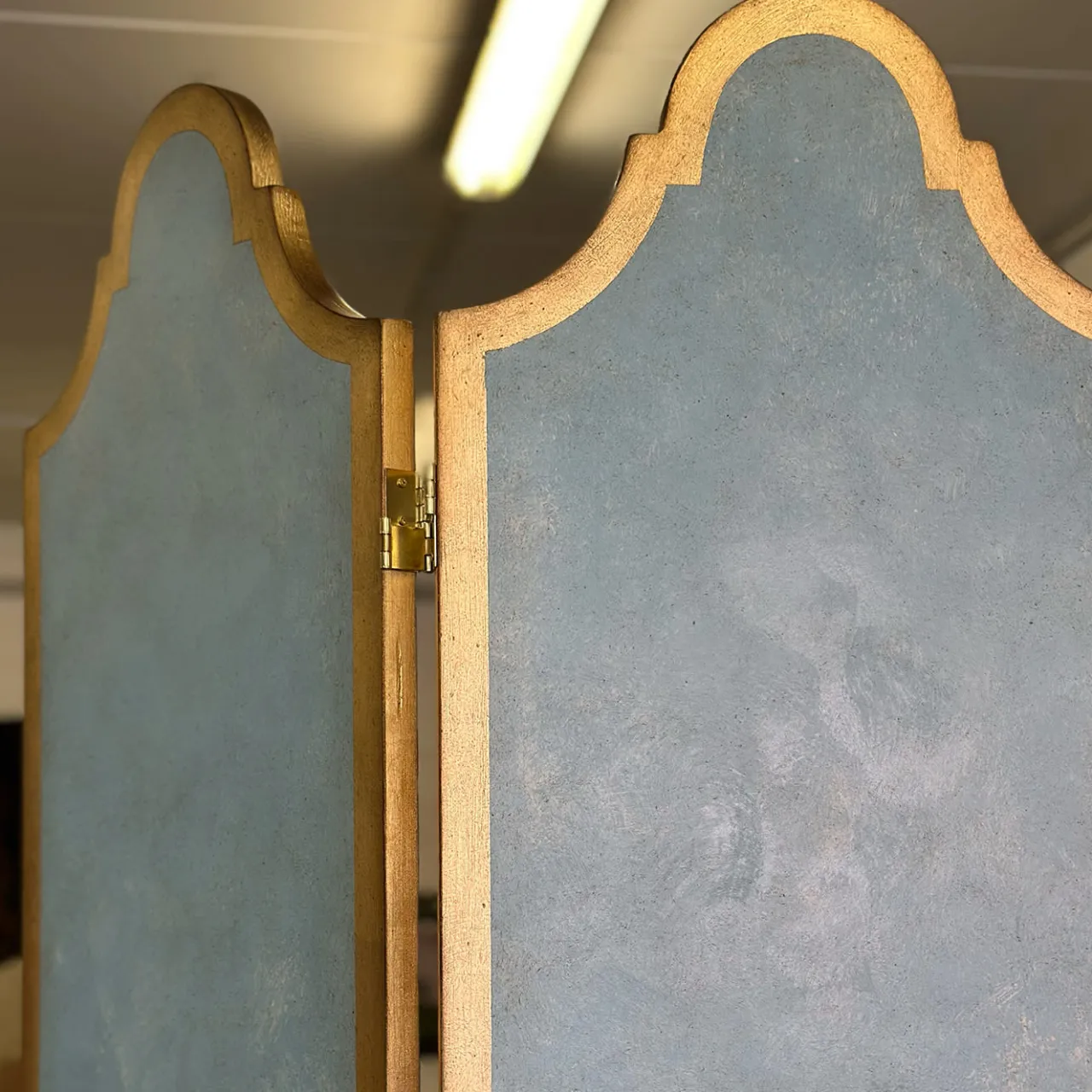 Porte Italia Room Dividers<Moro Blue & Taupe Room Divider