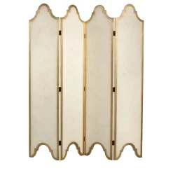 Porte Italia Room Dividers<Moro Gold and Ivory Screen