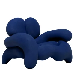 Meritalia Armchairs<Morphologica Blue Bouclé Armchair