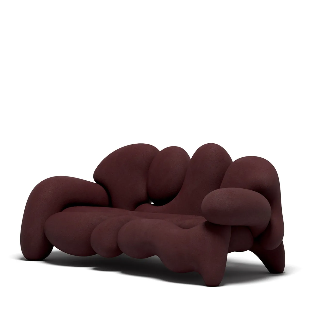 Meritalia Sofas<Morphologica Brown Bouclé Sofa