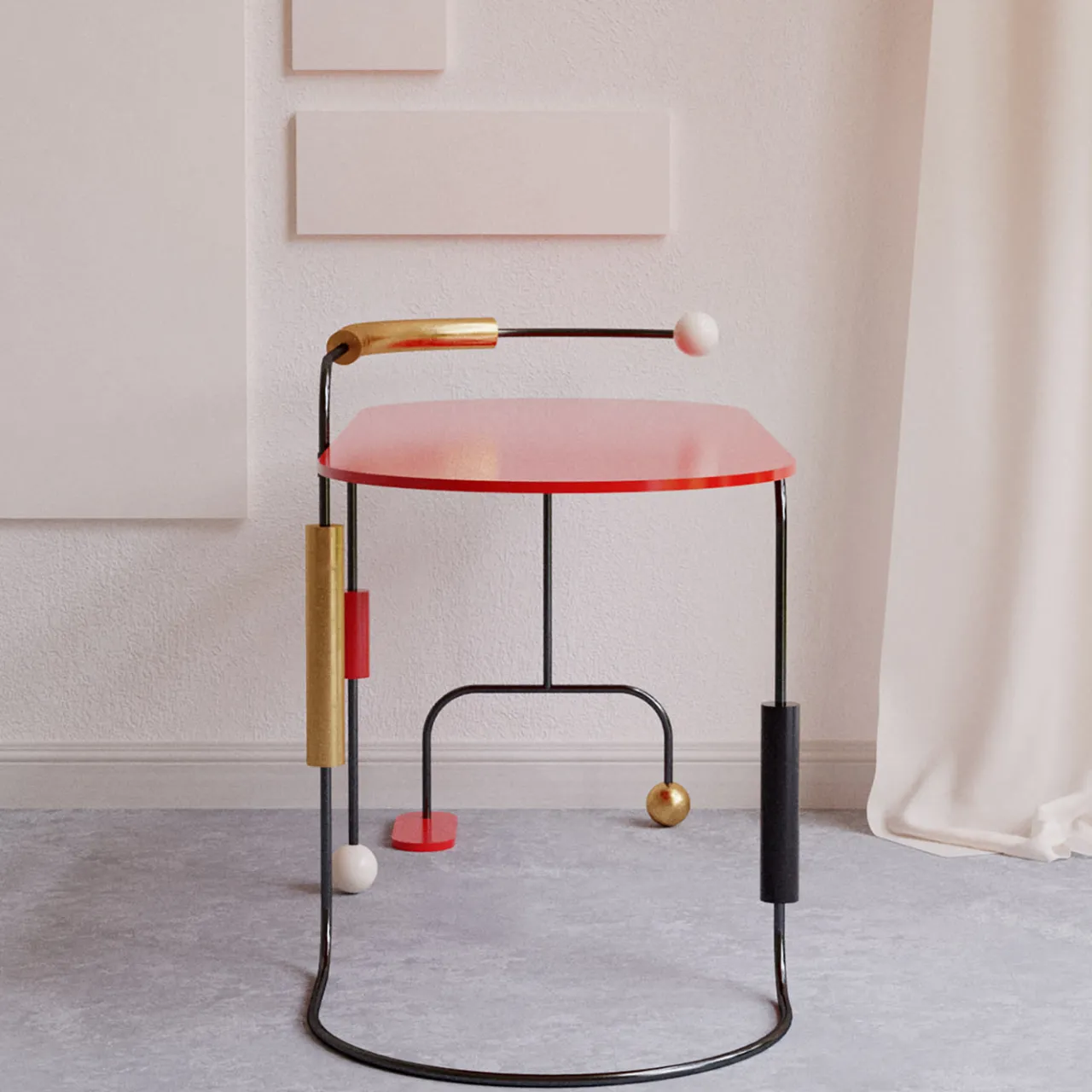 Le Dictateur Desk & Writing Tables<Morse Polychrome Desk