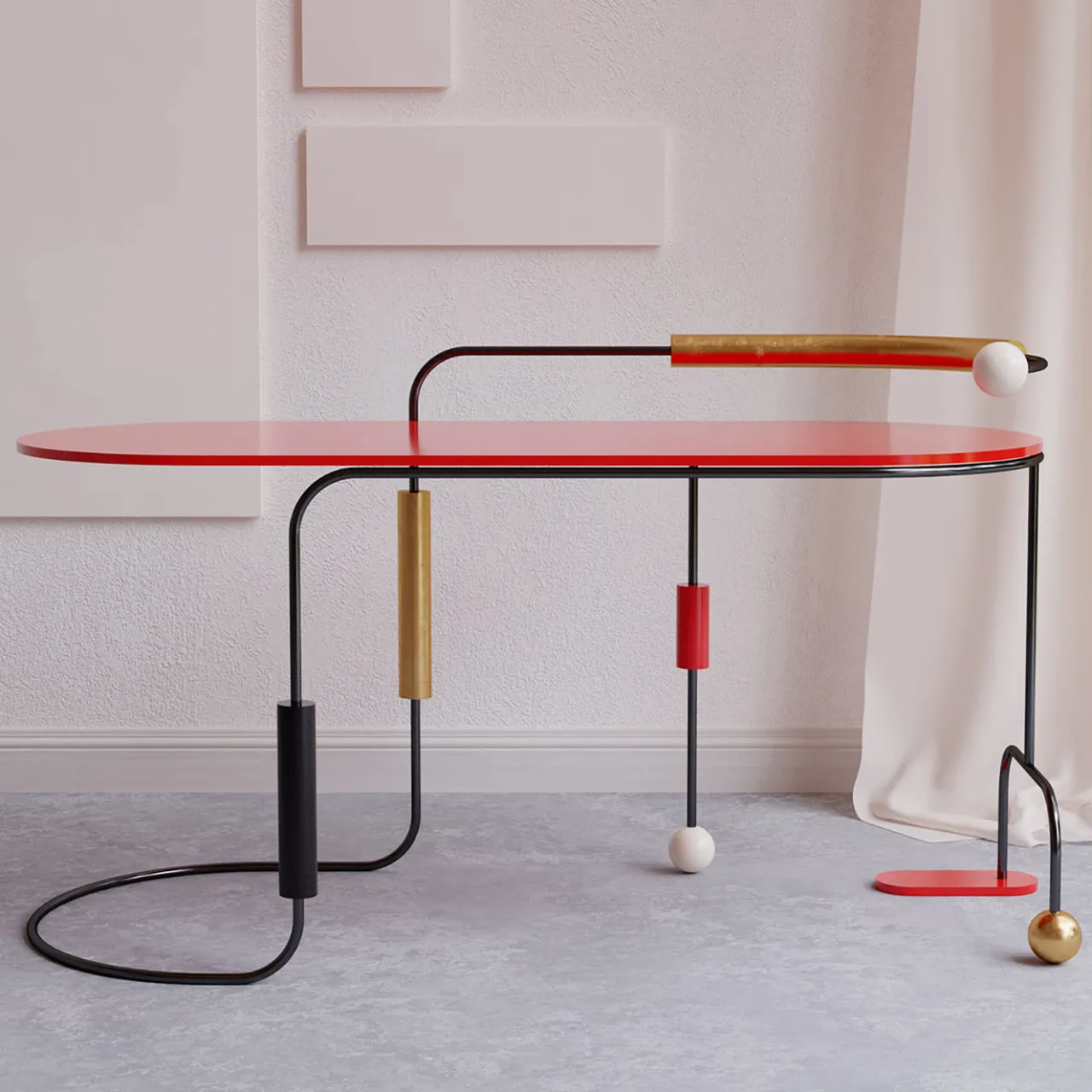Le Dictateur Desk & Writing Tables<Morse Polychrome Desk