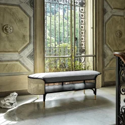 Gebrüder Thonet Vienna GmbH (GTV) – Wiener GTV Design Benches<Mos Bench with Cushion by GamFratesi