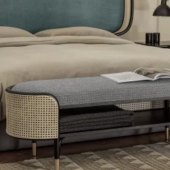 Gebrüder Thonet Vienna GmbH (GTV) – Wiener GTV Design Benches<Mos with Partial Cushion Bench by GamFratesi