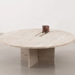 MMOOS. Coffee Tables<Mostro V Travertine And Rosa Peralba Marble Coffee Table