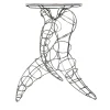 Alice Crepaldi Bistro Tables<Mr Joe Metal High Table with Murano Glass Top