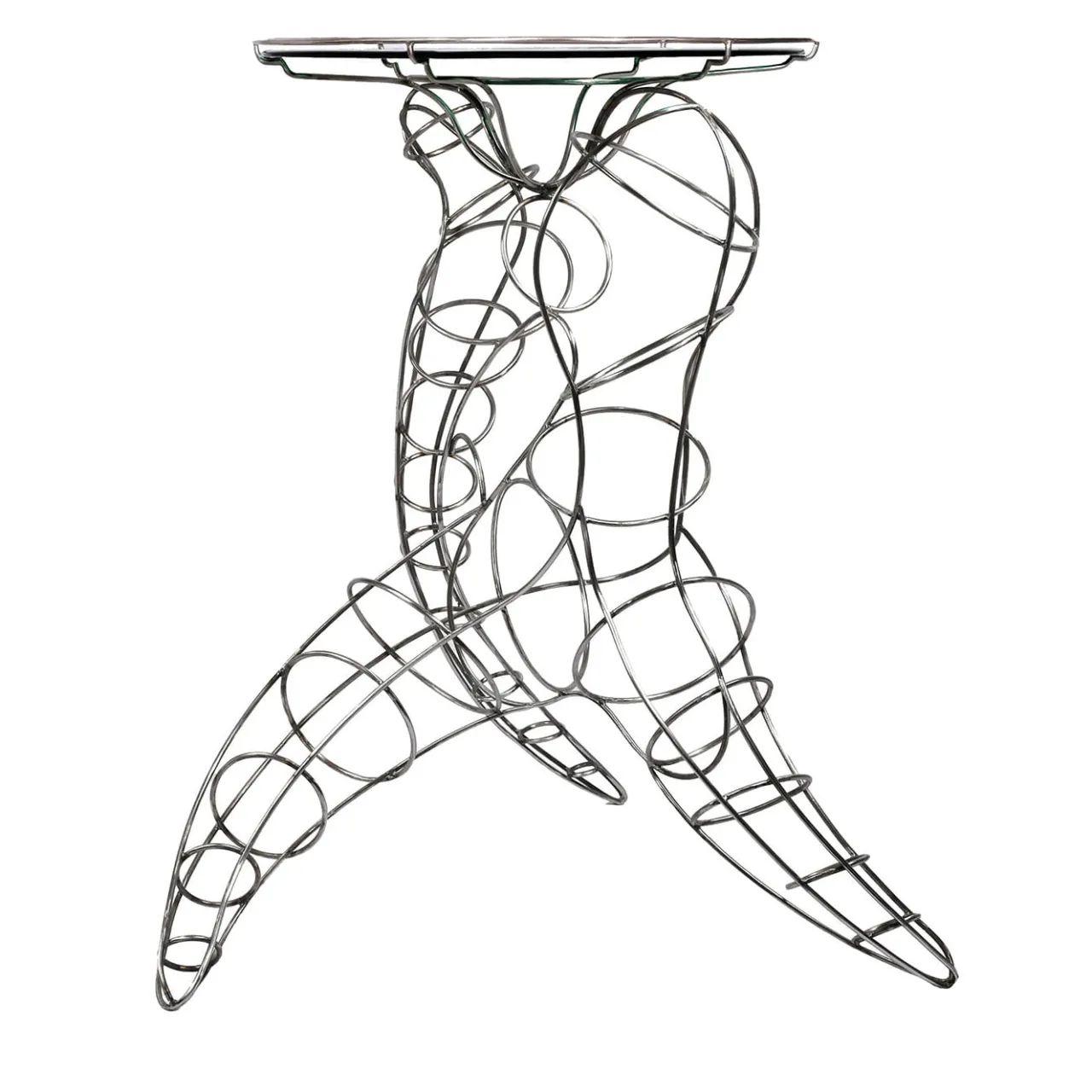 Alice Crepaldi Bistro Tables<Mr Joe Metal High Table with Murano Glass Top