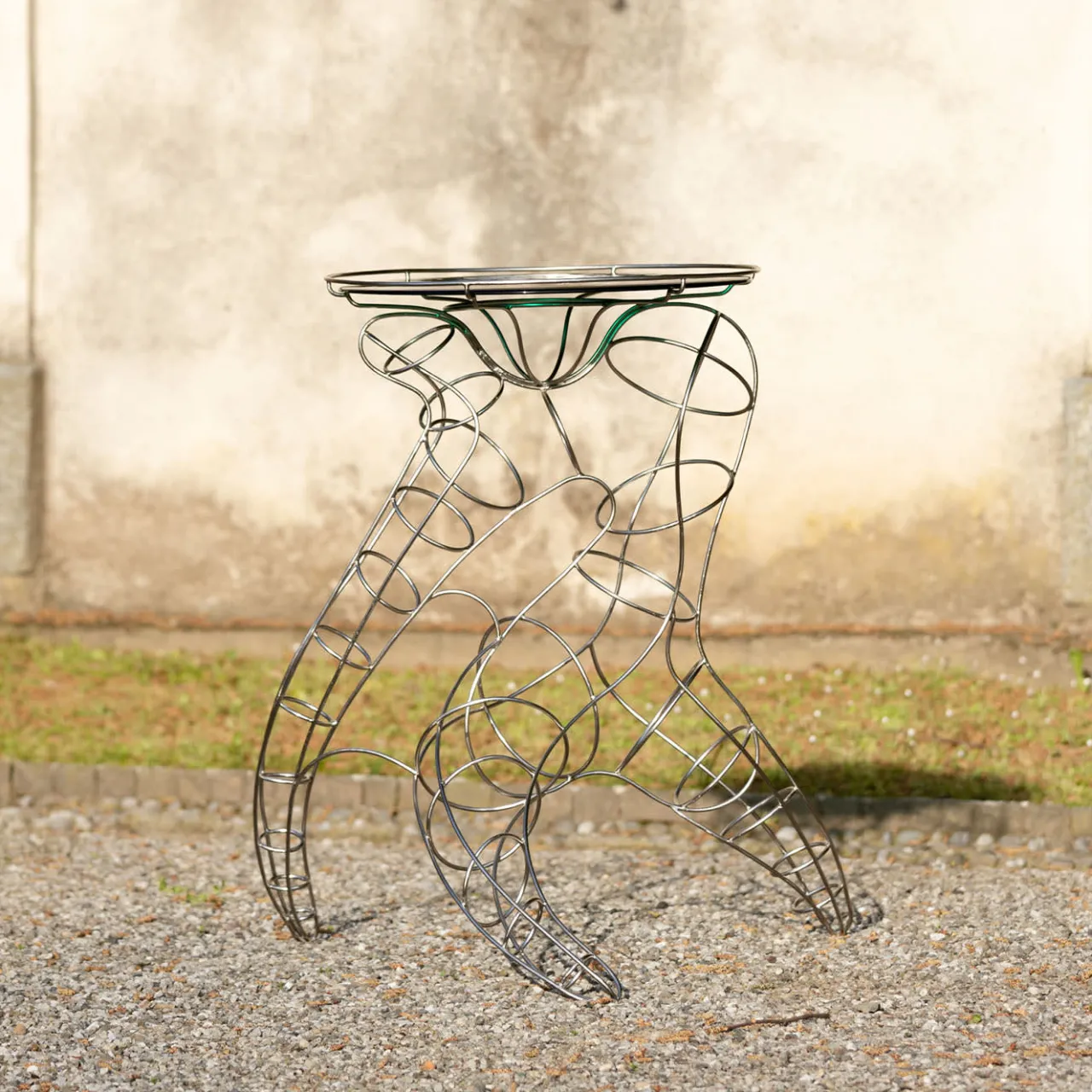 Alice Crepaldi Bistro Tables<Mr Joe Metal High Table with Murano Glass Top