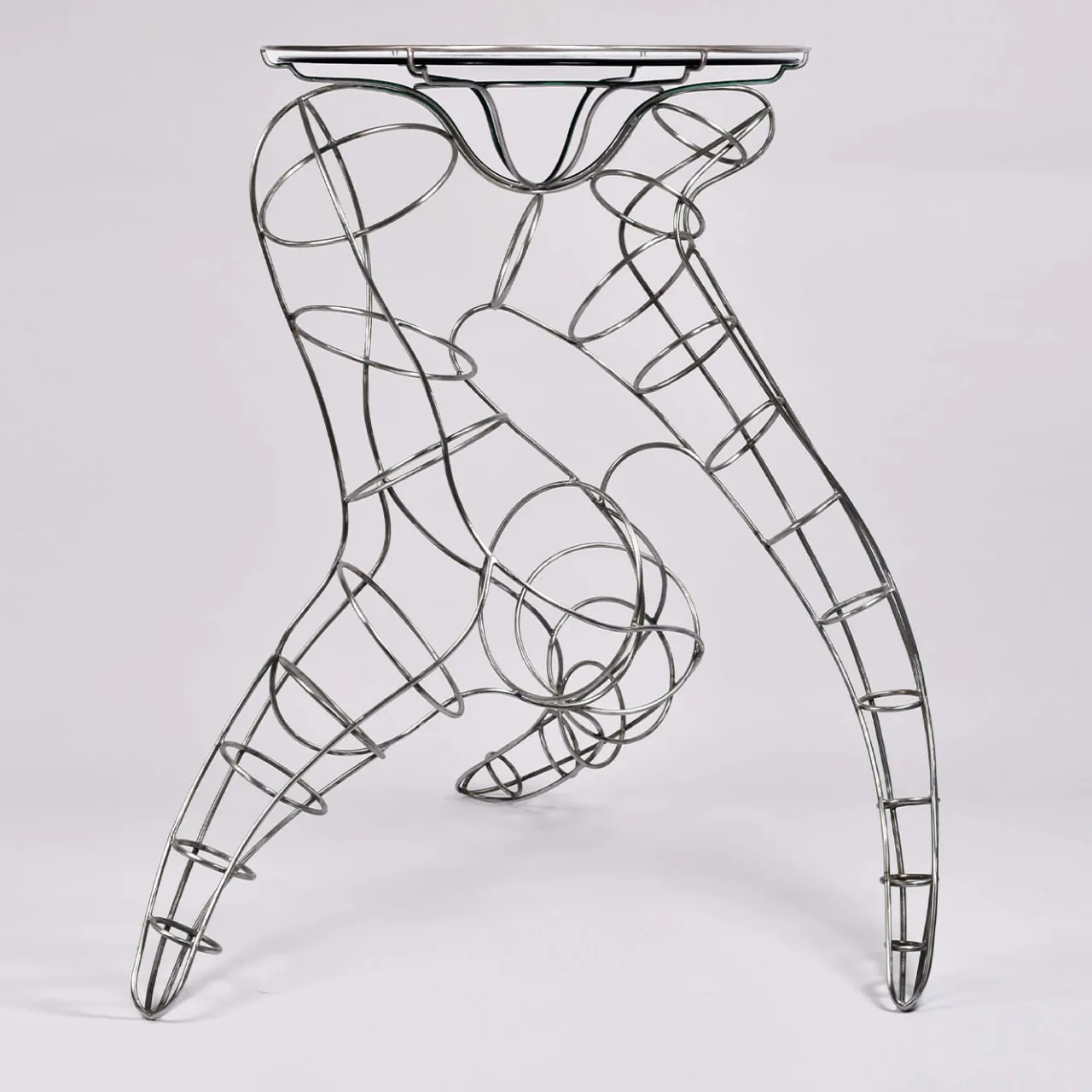 Alice Crepaldi Bistro Tables<Mr Joe Metal High Table with Murano Glass Top
