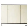 Revolution Archstudio Cabinets<Ms. Chang Dark Oak And Leather-Parchment Cabinet