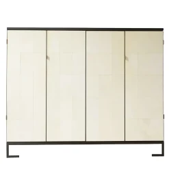 Revolution Archstudio Cabinets<Ms. Chang Dark Oak And Leather-Parchment Cabinet