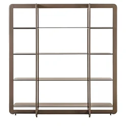 Enrico Pellizzoni Bookcases<Musa Brown Bookcase