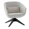 Pacini & Cappellini Armchairs<Mya Swivel Armchair with Solid Ash Base