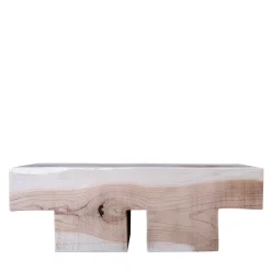 Riccardo Monte Benches<Mykonos Undercut Natural Finish Cedar Wood Bench