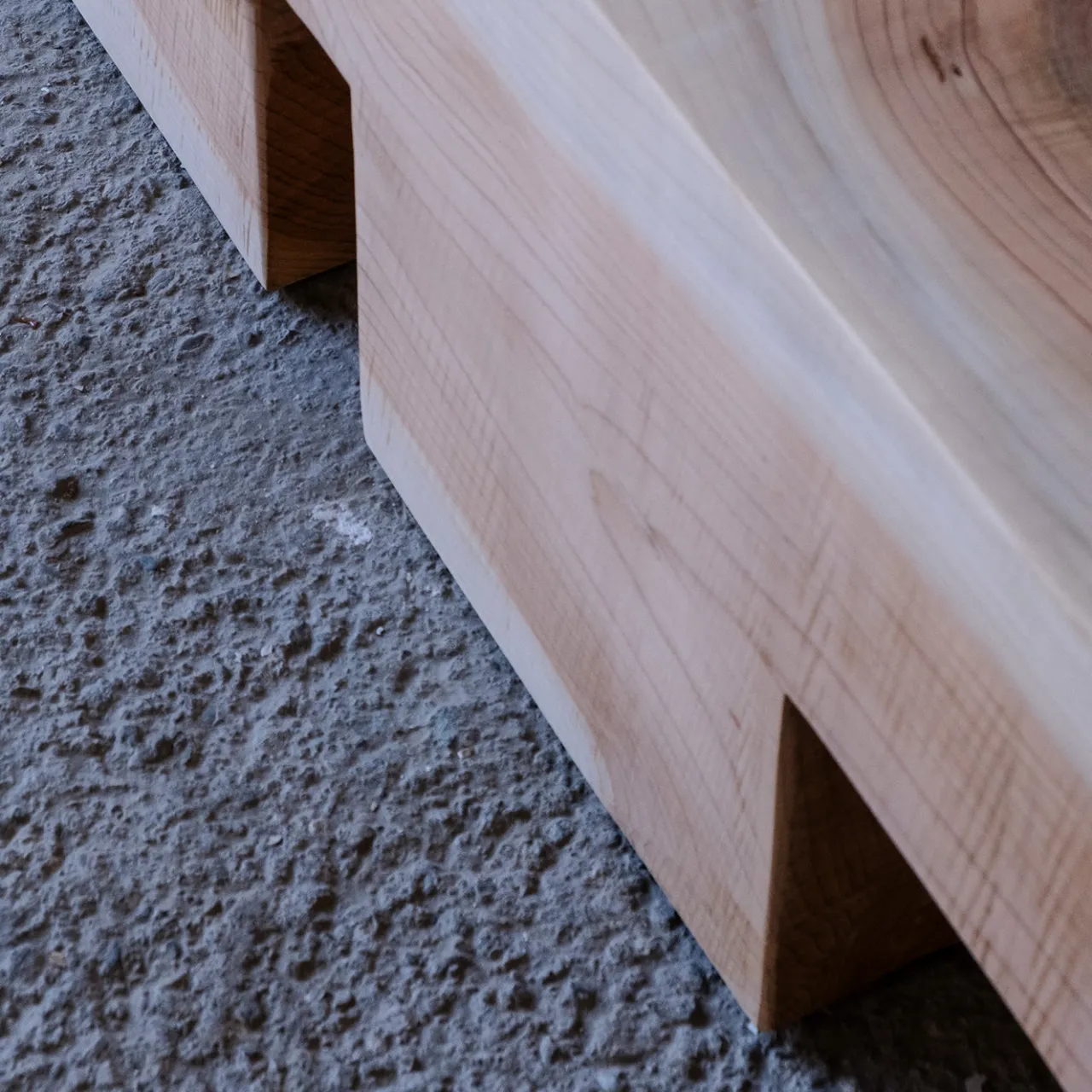 Riccardo Monte Benches<Mykonos Undercut Natural Finish Cedar Wood Bench