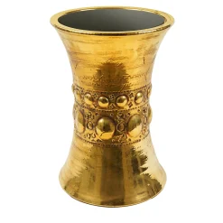 deBlona Side Tables<Myra Gold Ceramic Side Table by Gabriele Mengoni
