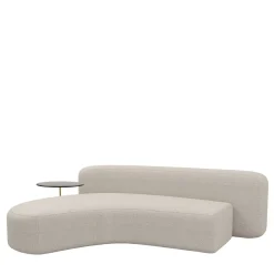 Marioni Sofas<Mythos Left Sofa with Glass Side Table