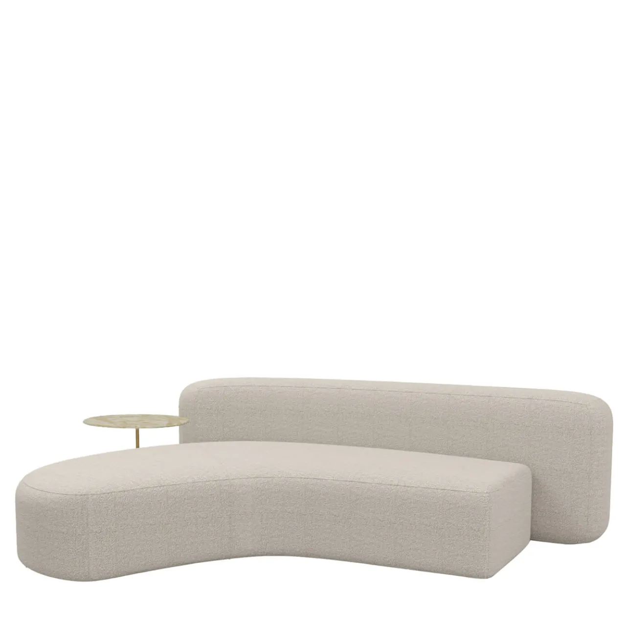 Marioni Sofas<Mythos Left Sofa with Marble Side Table