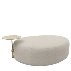 Marioni Ottomans & Poufs<Mythos Ottoman with Marble Side Table