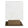 L'Eccesso Side Tables<Nahul Calacatta White Marble With Metal Base Side Table