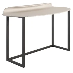 Secolo Desk & Writing Tables<Nakamura Soul White And Black Matte Metal Desk