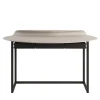 Secolo Desk & Writing Tables<Nakamura Soul White And Black Matte Metal Desk With Drawers