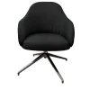 Livoni 1895 Office Chairs<Nantes Dark Gray Swivel Armchair by Balutto Associati