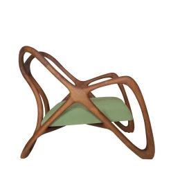 Il Giardino di Legno Outdoor Armchairs<Nanto green Wood Outdoor Lounge armchair